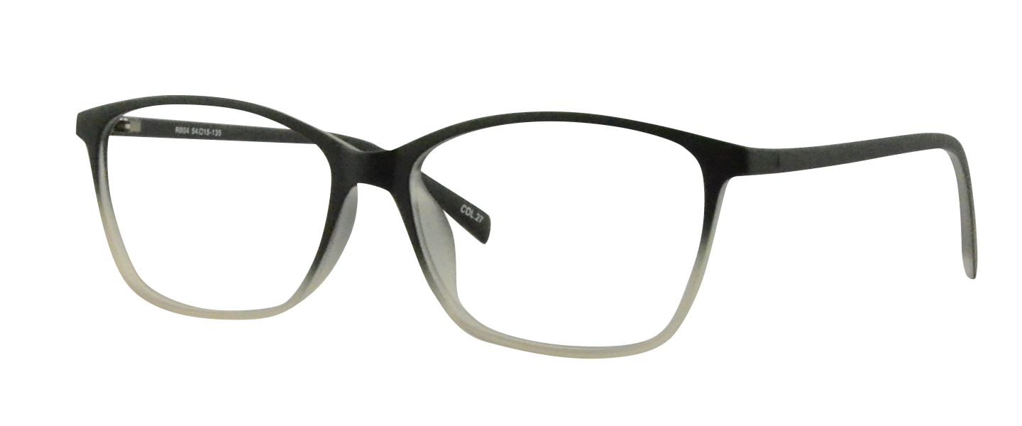 TR604 Black Clear Cheap Glasses