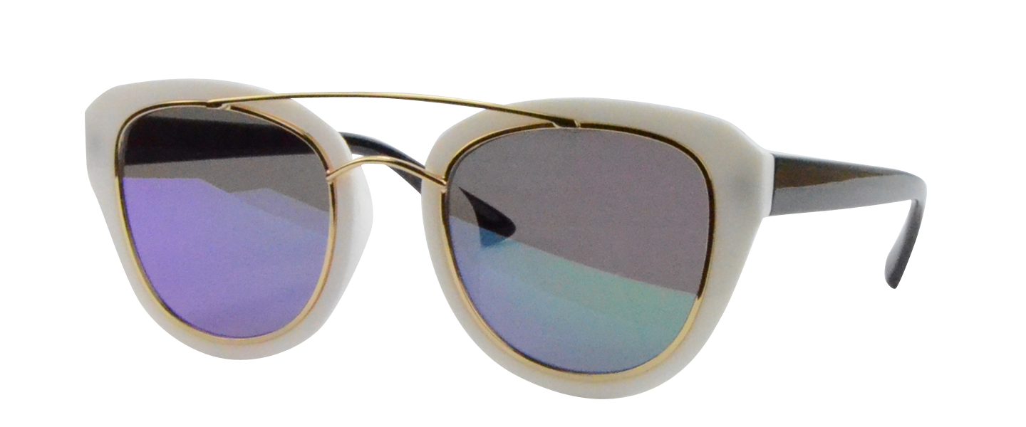 S9737 White C6 Prescription Sunglasses