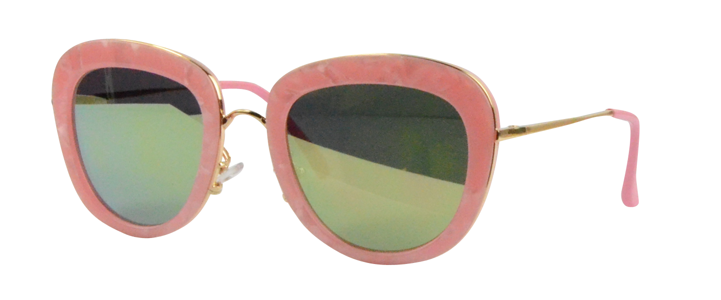 S9817 Pink Prescription Sunglasses