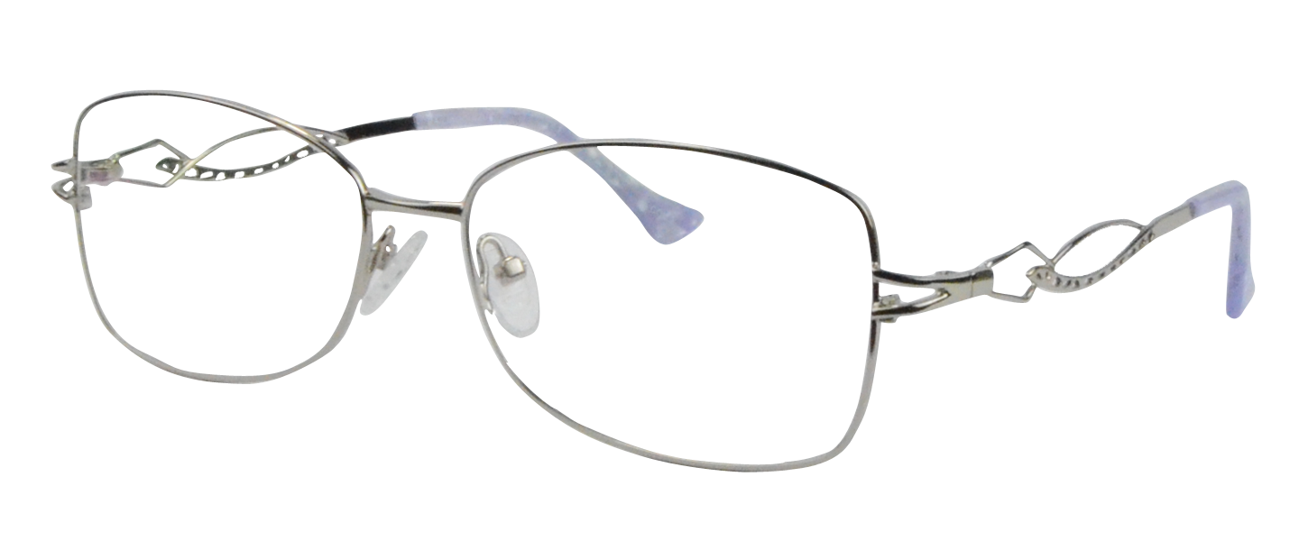 B2267 Silver Prescription Glasses