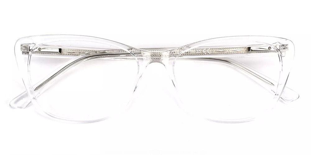 F2113 Cat Eye Glasses Clear