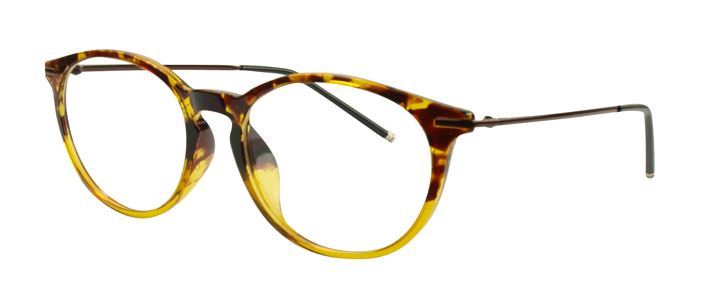 TR8807 Demi Amber Womens Eyeglasses