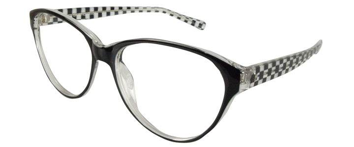 P2440 Black Clear Cheap Glasses