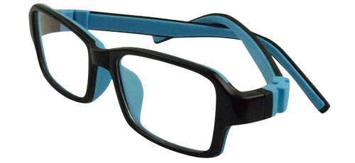 TR90 C510 Kids Eyeglasses with Black Frame